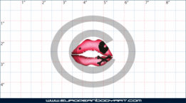 FX0086 Lip Designs - Skull and Crossbones