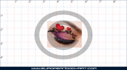 FX0098 Eyelid Designs - Tribal Hearts